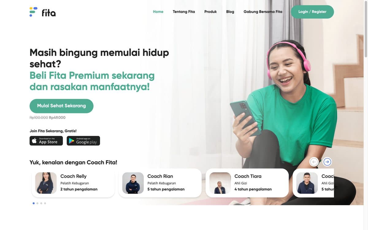 Screenshot of Fita